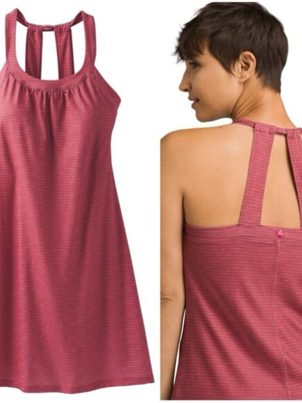 Prana Cantine Dress in Rusted Roof Women’s Size M